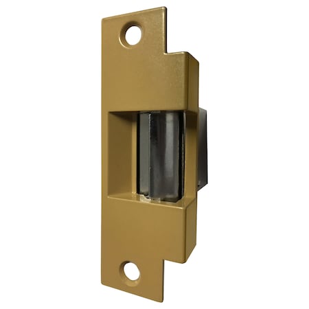 Trine Trine 00 Series Electric Strikes, 8-16 VAC/4-6 VDC, Sprayed Brass 007-8-16AC/4-6DC